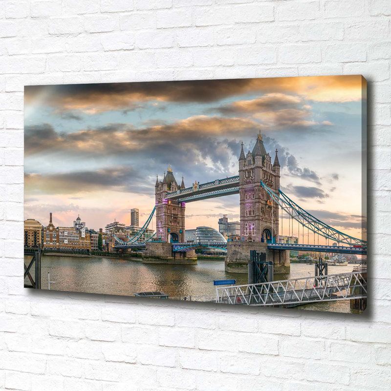 Tower Bridge London - Wrapped Canvas Print