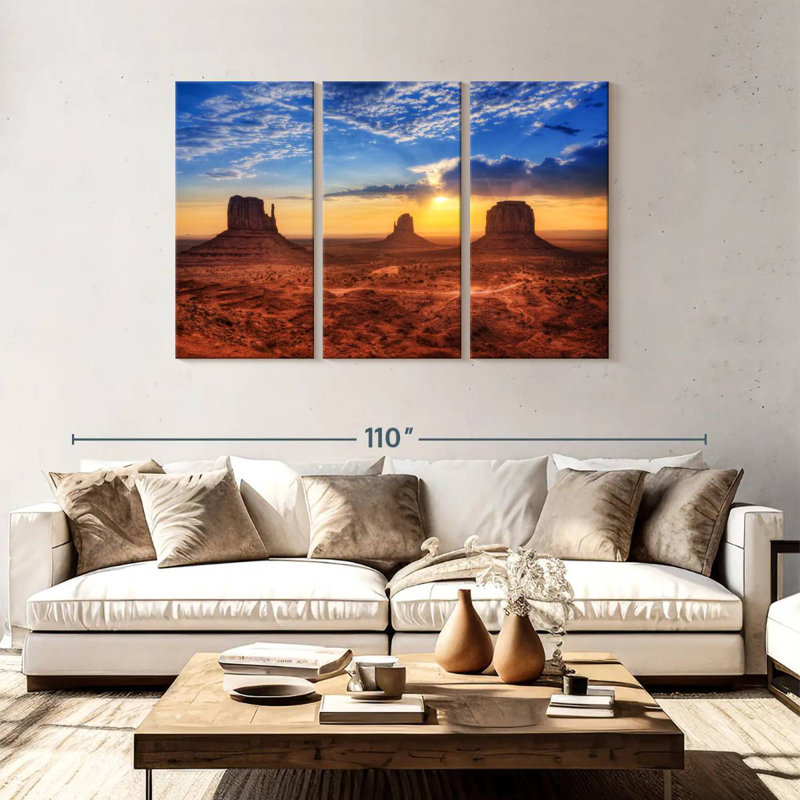 Alvord Monument Valley en Arizona, H 48 po x l 74 po