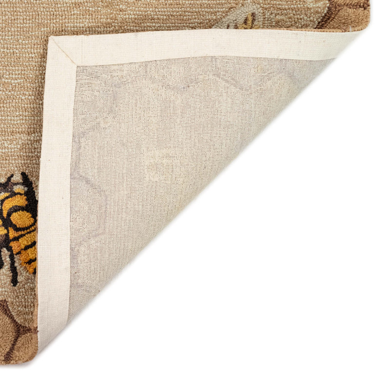 Calderon Geometric Water Resistant Kitchen Mat, Runner 2' x 5'