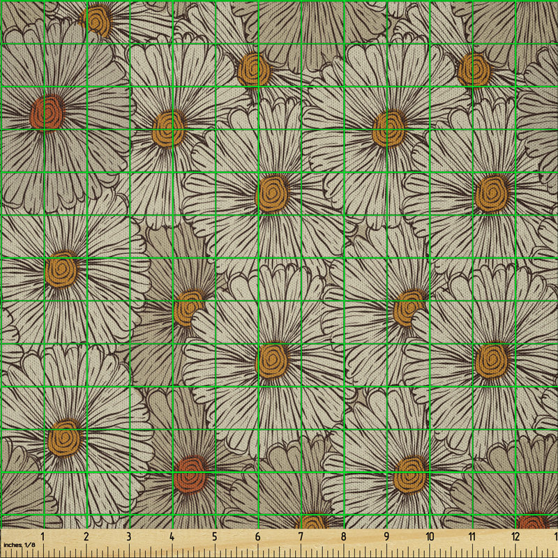 Davari Gerbera Daisies Autumn Garden Multi-Purpose Fabric