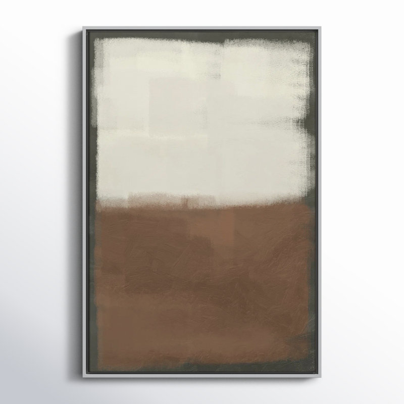 Coronado Alabaster Burst 2 - reproduction sur toile avec cadre flottant, Argent argent, H 37,5 po x l 25,5 po x P 2 po
