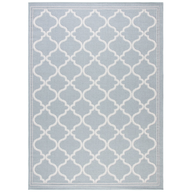 Martha Martha Stewart Indoor Outdoor Performance Machine Washable Geometric Indoor/Outdoor Area Rug, Rectangle 9' x 12'