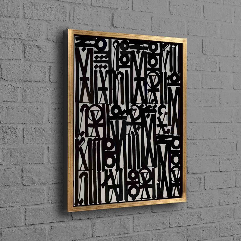 Print on Canvas, Framed Print without Mat, Gold, 60 cm H x 90 cm W