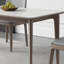 Ensemble de table à manger moderne et simple en bois massif-102472794