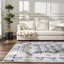 Tapis oriental bleu marine Bindin-2005778412