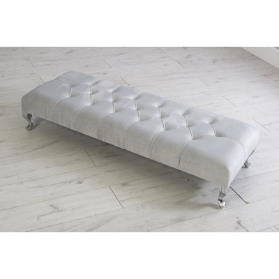 Shelton 50cm Wide Tufted Rectangle Solid Colour Cocktail Ottoman