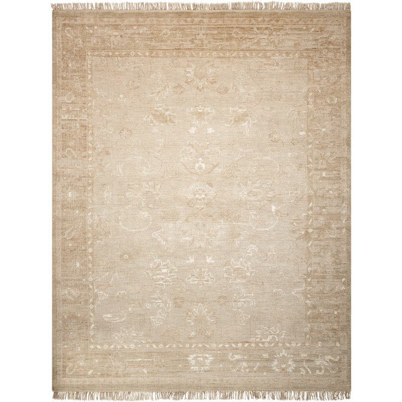 Elan Hand Knotted Silk Oriental Area Rug, Rectangle 7'9" x 9'9"