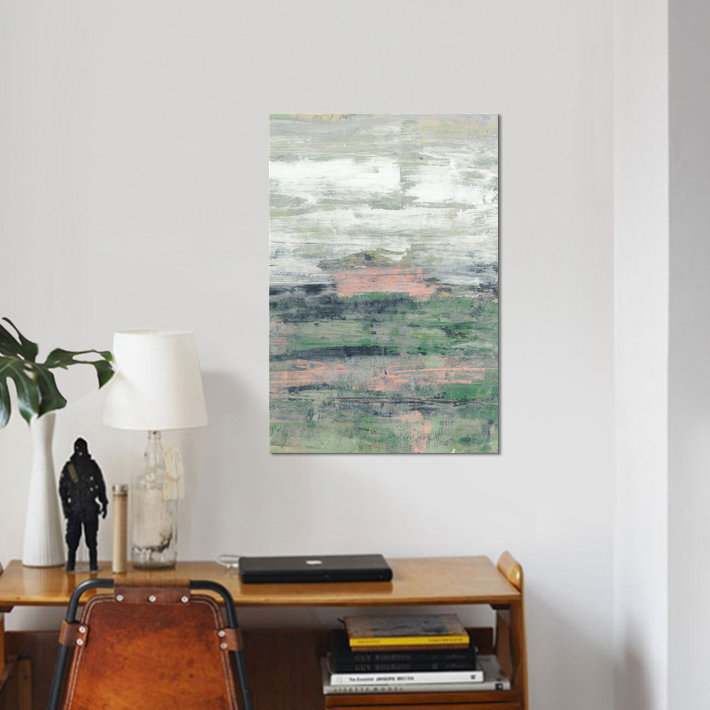 «Paynes Blush II», reproduction sur toile, H 18 po x l 12 po x P 1,5 po, Toile tendue, Pas de tapis