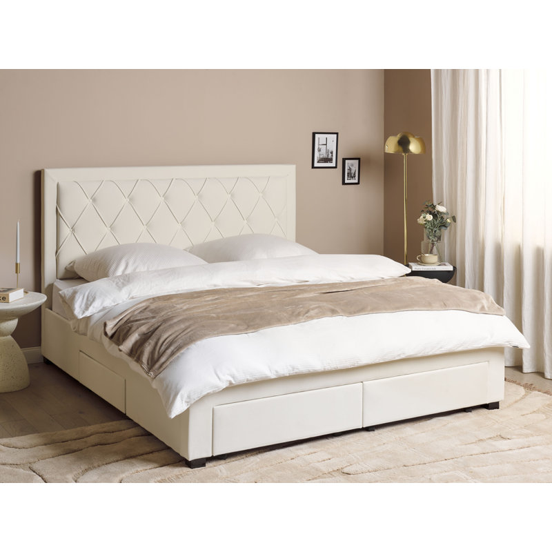 Aydan Upholstered Storage Bed, Super King (6')