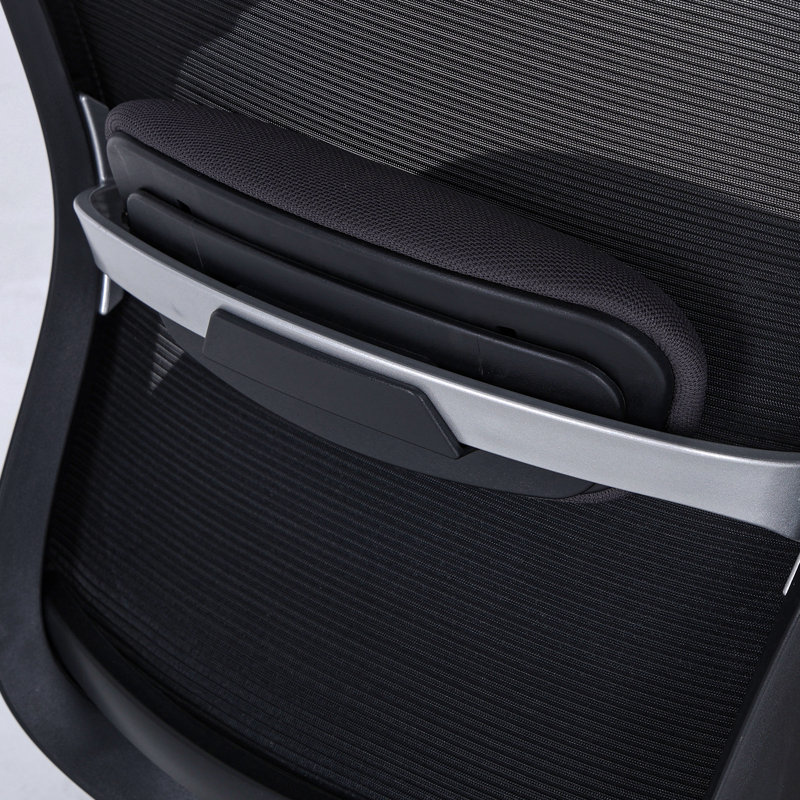 Fauteuil de bureau ergonomique COLAMY, siège de bureau à réglage instantané avec siège en lévitation, accoudoirs synchronisés 4D, soutien lombaire et dossier en filet respirant, bleu foncé