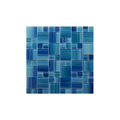 Carrelage mosaïque en verre pour piscine