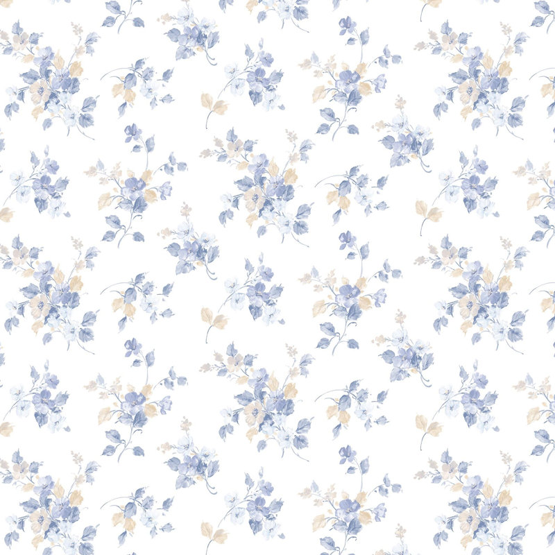 Sairish Double Roll, Cream/Blue
