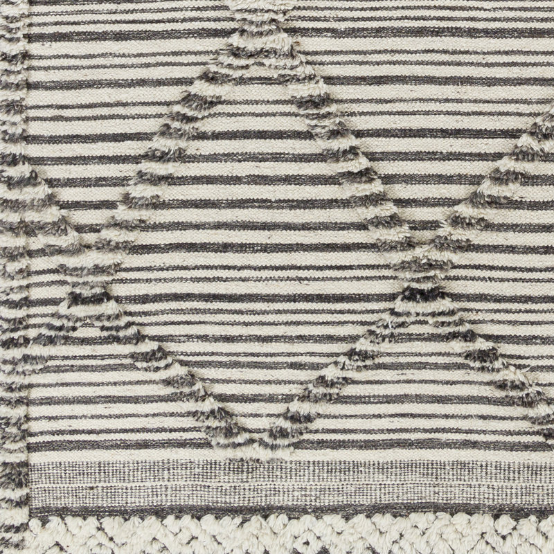 Wool Ikat Area Rug, Rectangle 8'10" x 12'