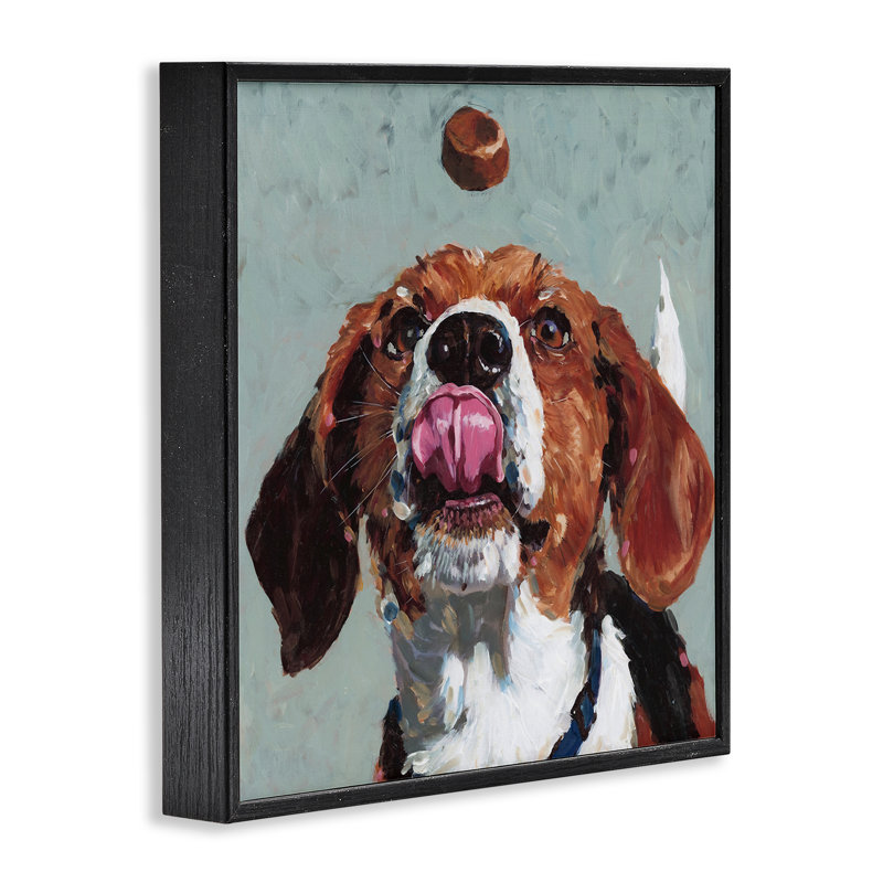 Giclée encadrée, traitement par Beagle, par Studio Bautista, Giclée noire de minuit encadrée, H 17 po x l 17 po