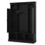 Hall Tree With Adjustable Shelves, Classic Arched Storage Bench With Dual Side Cabinets, 7 Hooks-1931405346