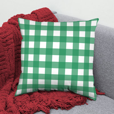 Plaid Throw Pillow