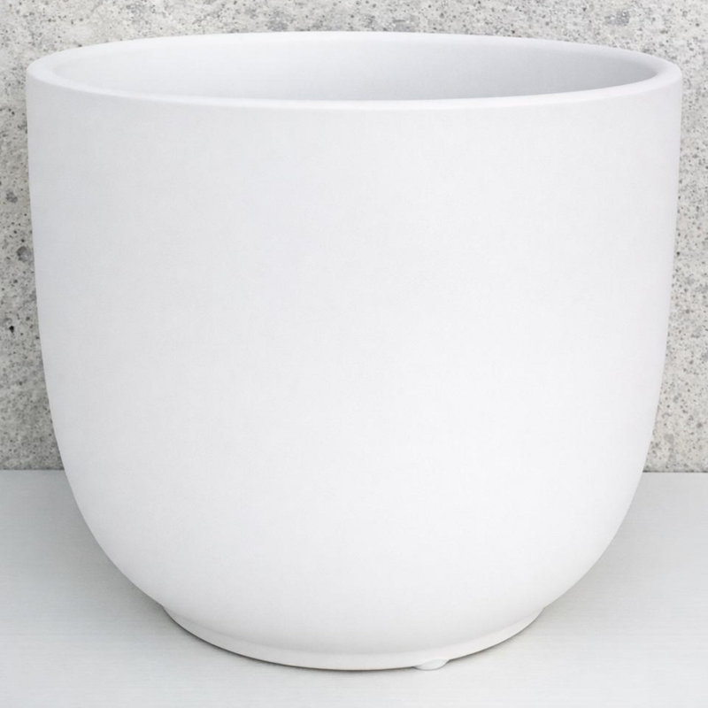 Tusca Matte White Pot