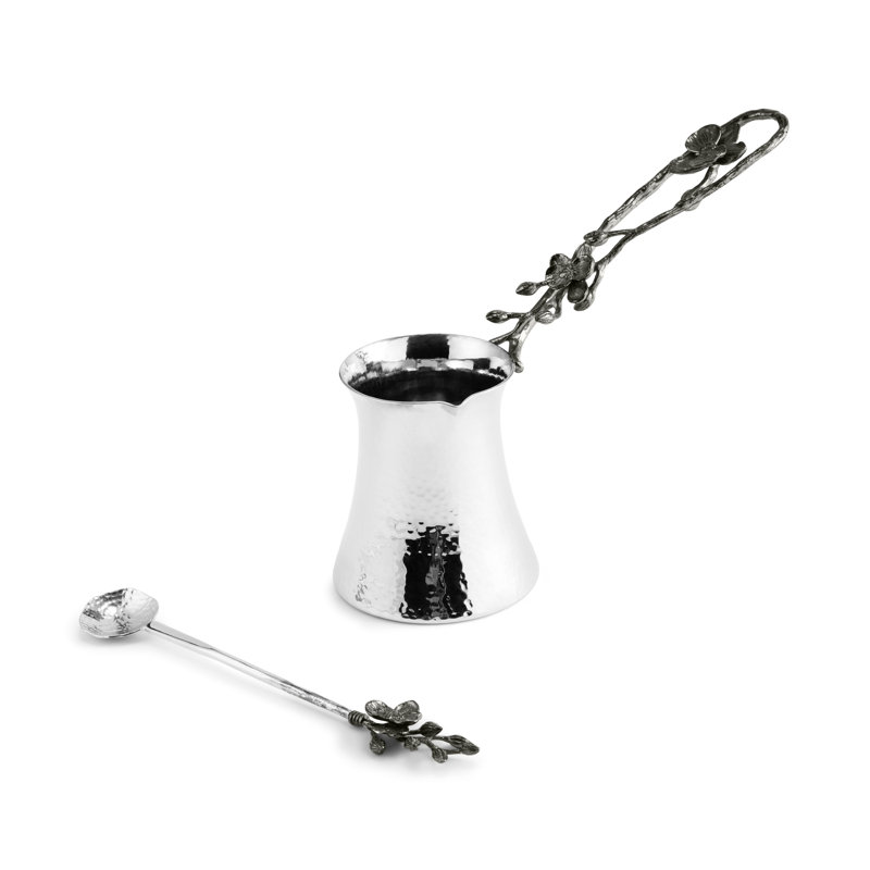 Black Orchid 1 - Cup Turkish Coffee Pot