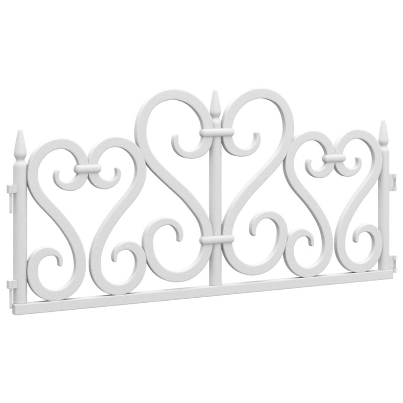 Arron 27.5cm H x 59cm W Edging, White