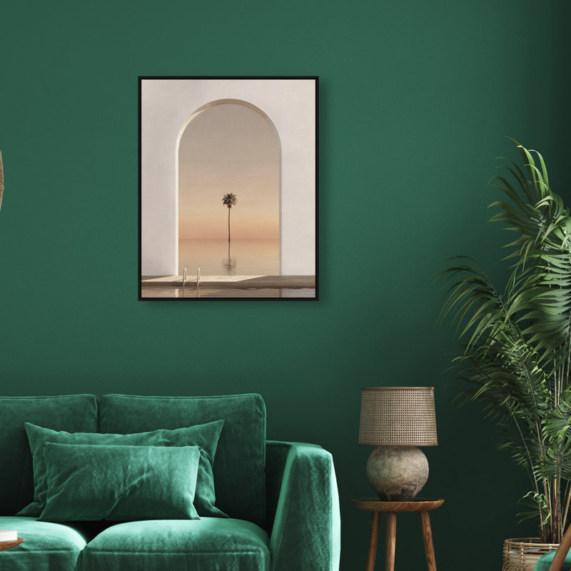 Summer Vision Landscape & Nature Canvas Print by Oliver Gal, Black Frame, 16 x 20, 25"H x 31"W, Black Floater Frame