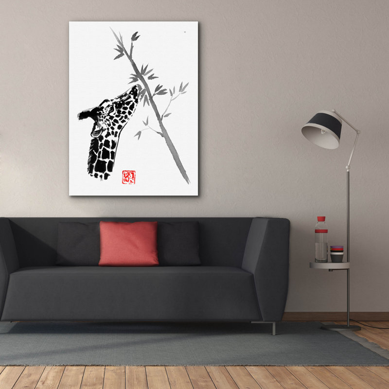 'Giraffe' by Pechane, Canvas Wall Art, 54" H x 40" W x 1.5" D