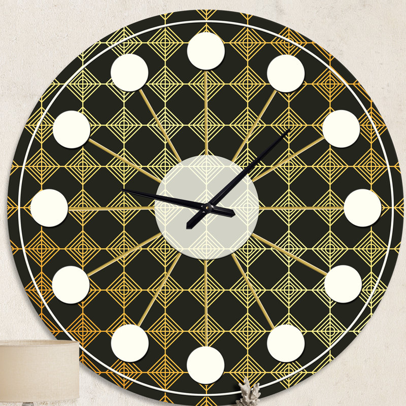 Horloge murale Golden Luxury, Moyenne