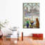 Snow Shadows And Cat by Timothy Easton - Painting on Canvas-818349601-813917029