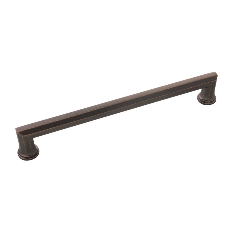 Facette 8.69 Center to Center Bar Pull, Dark Antique Copper