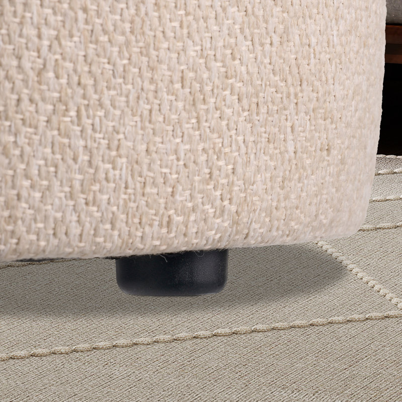 Coffee Table Set With 2 Stools, Beige