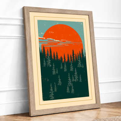 Forest Under Sun Scandinavian - Print