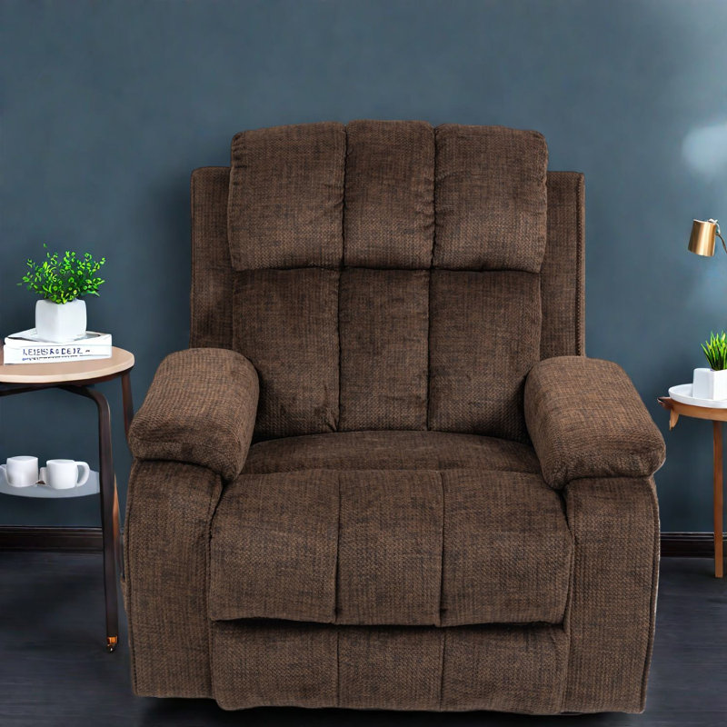 Power Lift Heat Massage Recliners, Chenille Contemporary Chair For Home