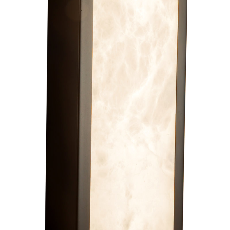Luminaire mural / pour meuble-lavabo à DEL 16 pouces avec finition noir mat Andesine, Noir mat