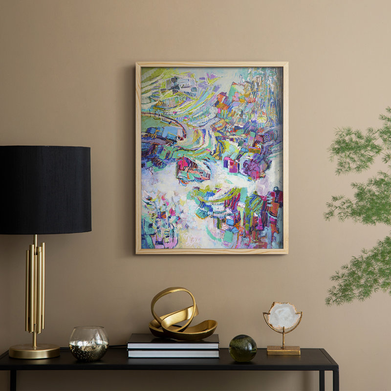 «Gathering up the Goddess II», reproduction encadrée - bois massif, H 21 po x l 17 po