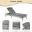 Arshpreet Outdoor Wicker Chaise Lounge , Cushion Included-684357778