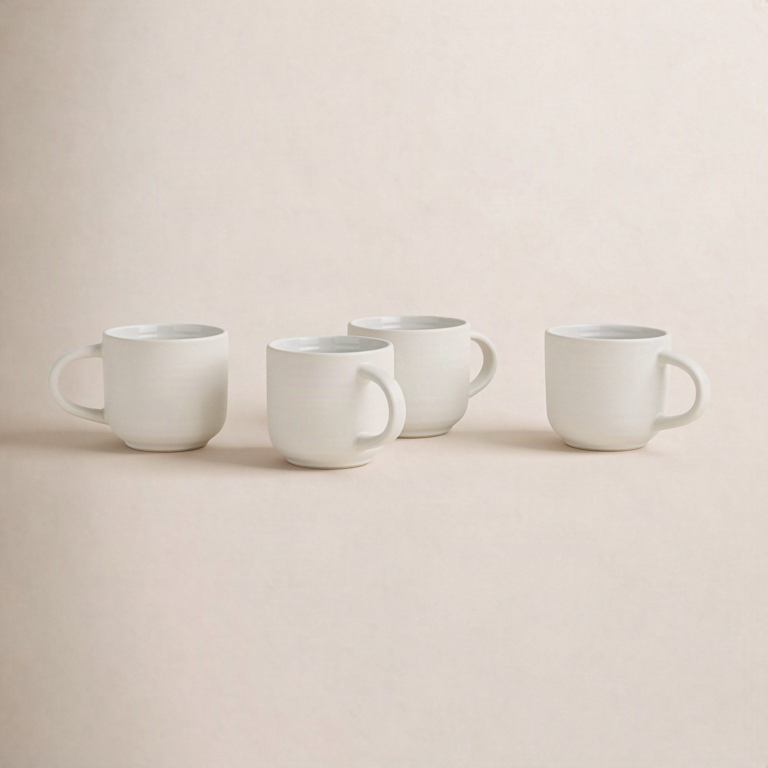 Hirma Stoneware Coffee Mug, Bone
