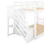 Lit simple au-dessus d'un lit superposé blanc avec rangement captivant - Fabriqué en pin massif pour un intérêt irrésistible-2141548871