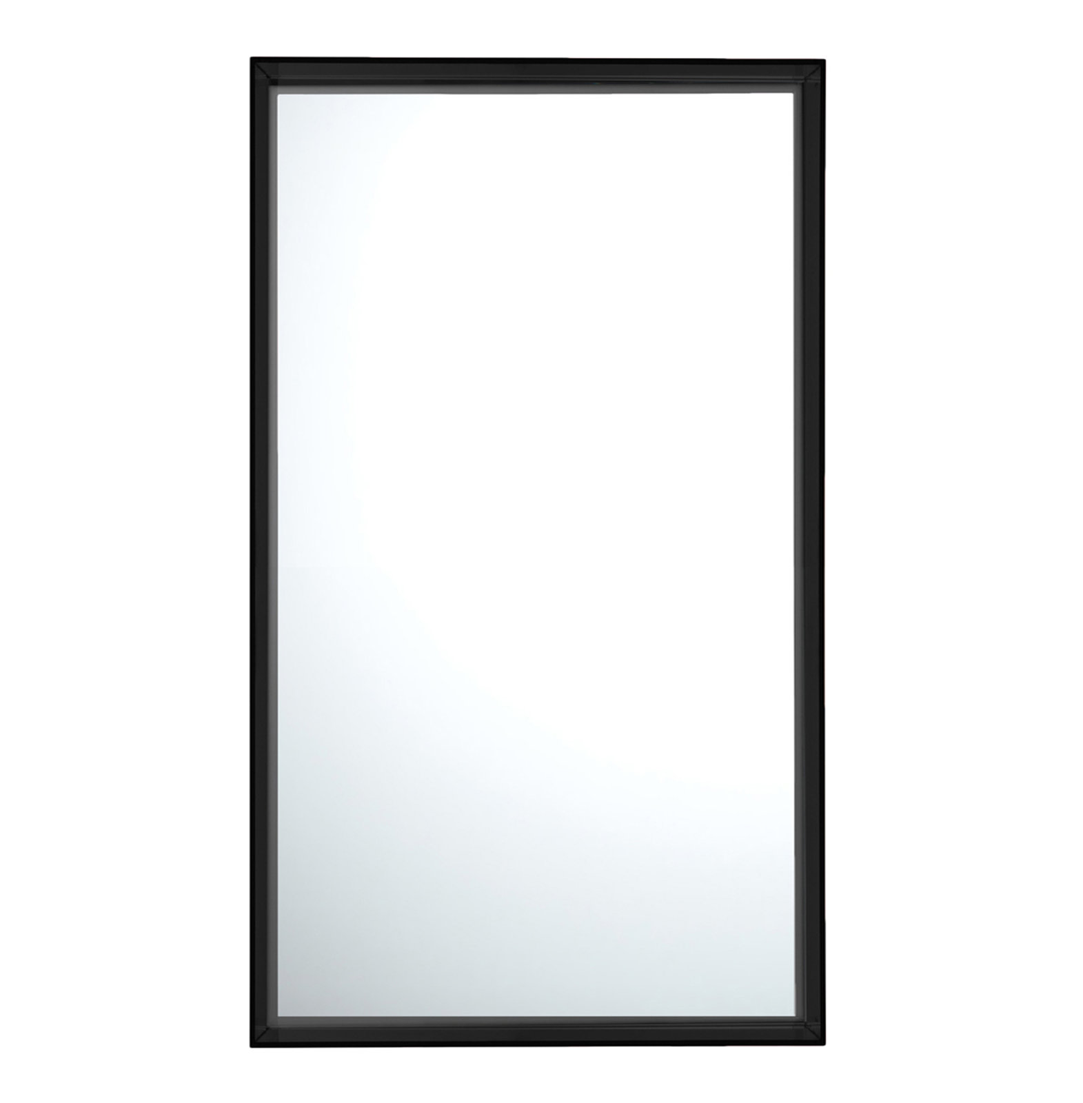 Only Me Wall Mirror, 70.87" x 31.5", Glossy Black