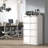Malaja 52.4"H Metal Vertical Filing Cabinets with 4 Drawers Lockable For Home Office A4/Letter/Legal-1888341420