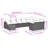 Vidaxl Garden Sofa Set Grey, Dark Grey