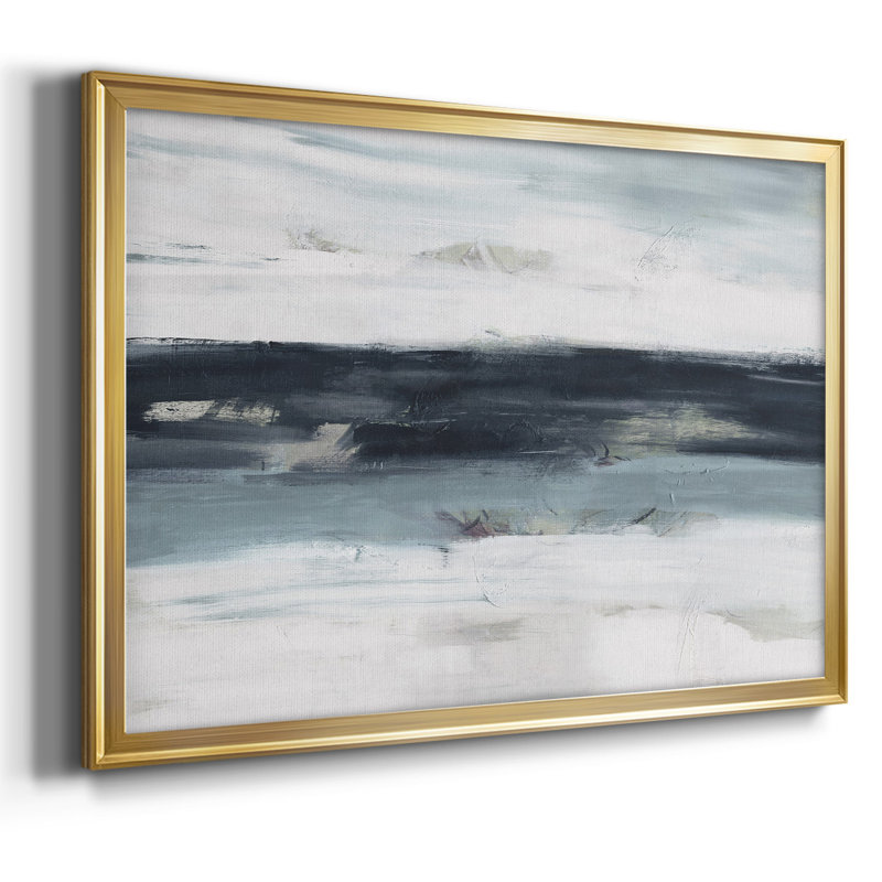 «Above Us», toile tendue avec châssis, H 30 po x l 44 po x P 1,5 po, Or