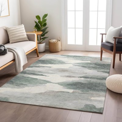 Tapis tourbillon intérieur / extérieur lavable à la machine Jaramillo ACN2259