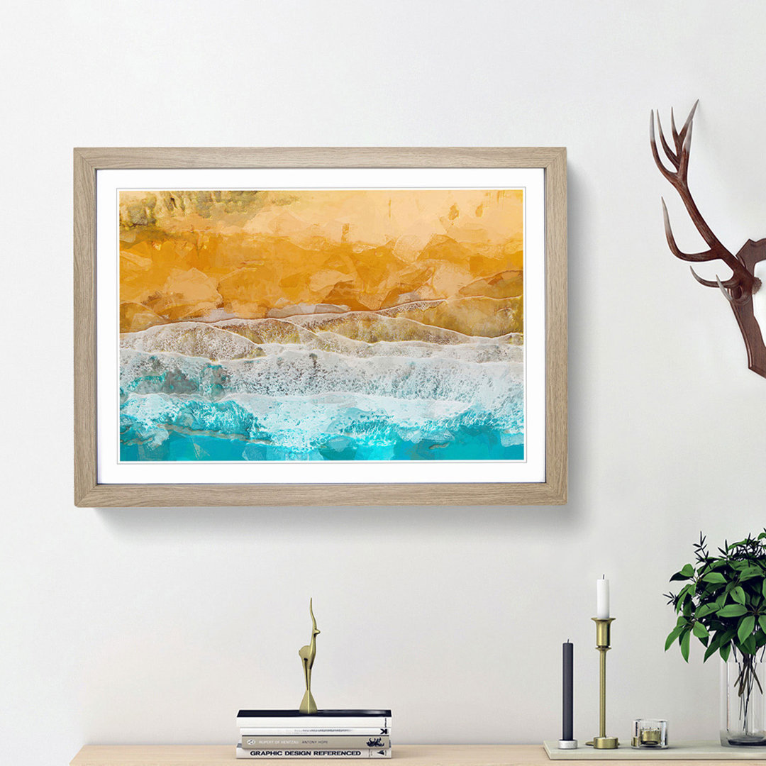 Beach in the Canary Islands Spain in Abstract - Picture Frame Photograph Print