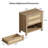 Nightstands, Farmhouse Bedside Table With 2 Drawers And Storage Shelf-1171350637-1162975747