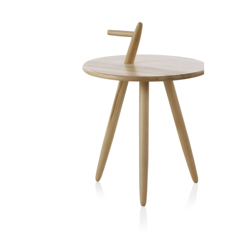 Amos Solid Wood End Table
