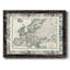 Border Map of Europe - Reproduction d'un seul cadre photo sur toile-623568093-623568099