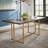 Pfarr Rectangular Solid Wood Top Dining Table