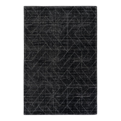 Tapis géométrique en laine touffeté à la main Cyndle