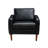 Demaine Faux Leather Armchair-902937781