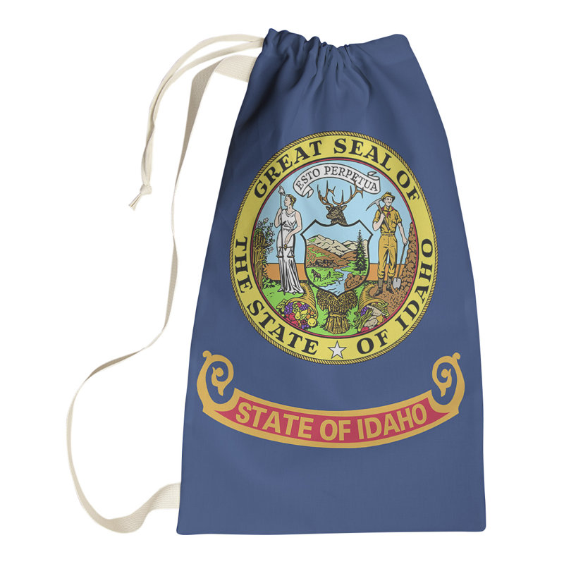 Sac à lessive US State flag, Grand (H 76,5 po x l 29,5 po x 1,5 po), Idaho