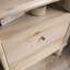 Table de chevet, finition brune